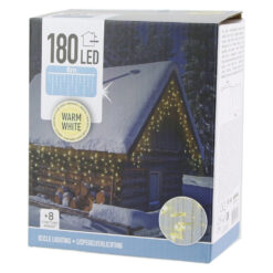 Instalatie Craciun tip perdea cu 180 de leduri