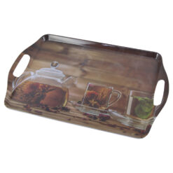 Tava servire din plastic cu maner Tee 45?30 CM
