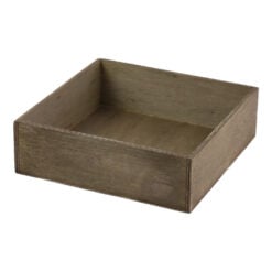 Cutie lemn pentru aranjamente decorative 20x20x6 CM