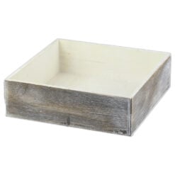 Cutie lemn pentru aranjamente decorative 20x20x6 CM