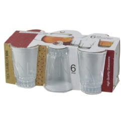Set 6 pahare din sticla Sherra 606