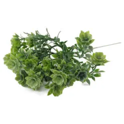 Buchet artificial cu suculente si sclipici 27 CM