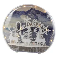 Decoratiune Sceneta de Craciun cu led 25?22 CM