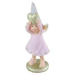 Figurina Copil ingeras cu glitter 13 CM
