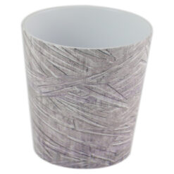 Ghiveci din ceramica Dallas Struct Gri 12x13 CM