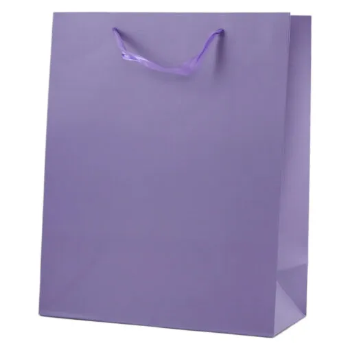 Punga cadou din hartie 26x32 CM - Mov mat