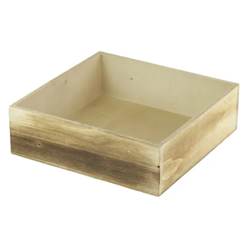 Cutie lemn pentru aranjamente decorative 20x20x6 CM