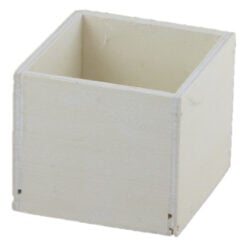 Cutie lemn pentru aranjamente decorative 9x9x8 CM