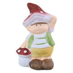 Figurina Copil ciupercuta din ceramica 8 CM