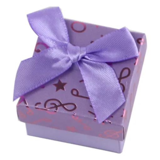 Cutie bijuterii cu fundita 5x5 CM