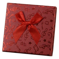 Cutie bijuterii cu fundita 9x9 CM