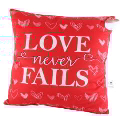 Perna decorativa Love never fails 34x34 CM