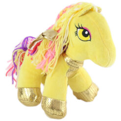 Jucarie de plus - Pony Roz/Galben 25 CM