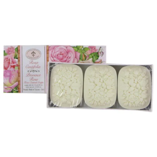 Set sapun Provence Rose 3x125 gr