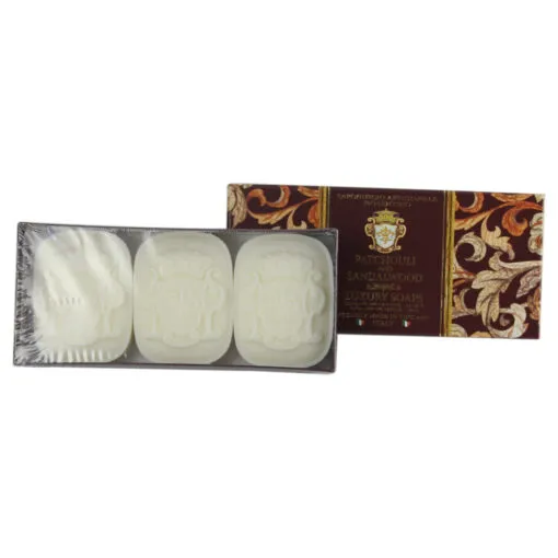 Set sapun Patchouli & Sandalwood 3x125 gr