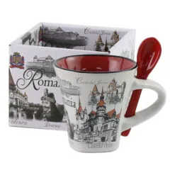 Cana cu lingurita 7 CM Castele