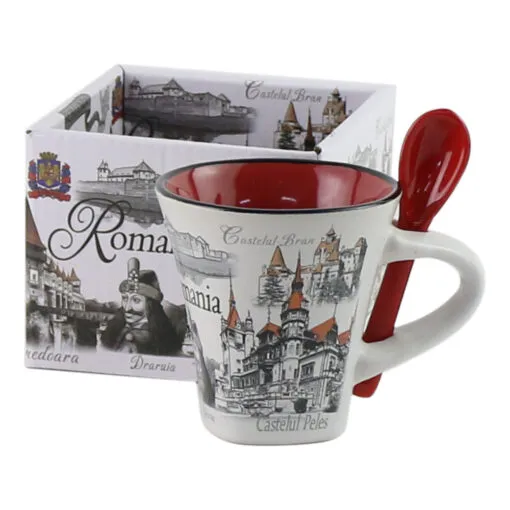 Cana cu lingurita 7 CM Castele
