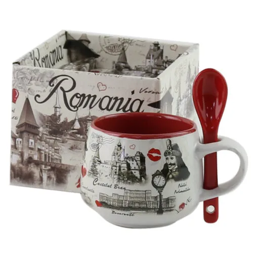 Cana cu lingurita 6 CM Romania - 491