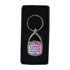 Breloc personalizat "Cea mai buna Sotie..."