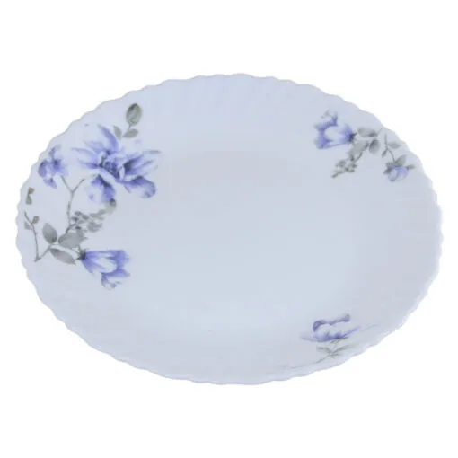 Set 6 farfurii desert din sticla opal 19x2 CM