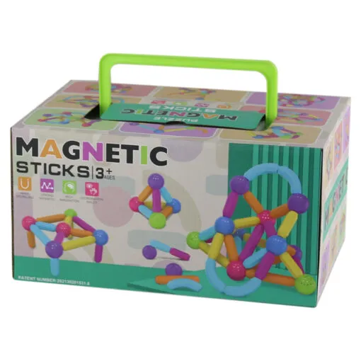 Joc creativ magnetic 25 piese Magnetic Sticks