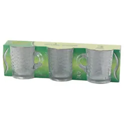Set 3 cani din sticla Joker Fish