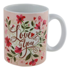 Cana ceramica "Love You" 330 ml