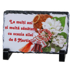 Placa ardezie "La multi ani! 8 Martie"