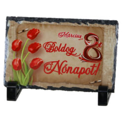 Placa ardezie "Boldog Nonapot"