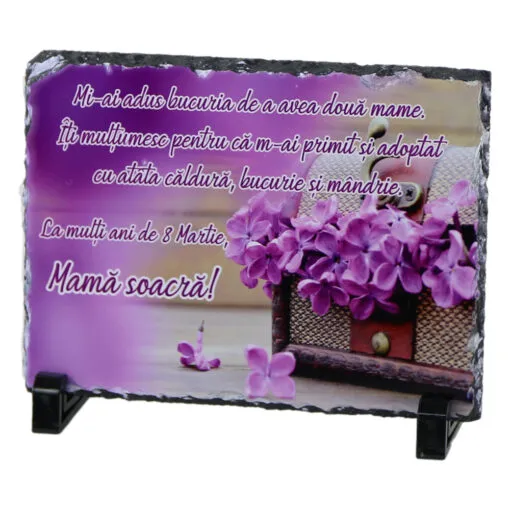 Placa ardezie "Mama Soacra..."