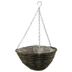 Ghiveci suspendat din rachita 30x15 CM
