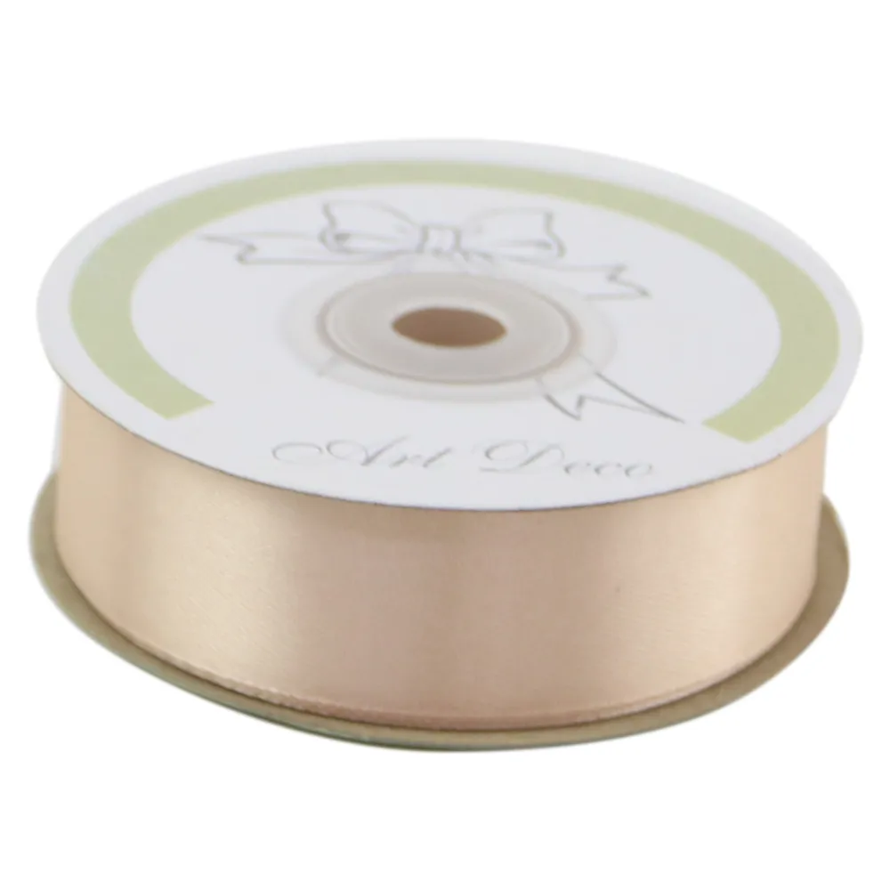 Rola panglica satin Rose Gold 25 mm x 25 m Rola panglica satin Rose Gold 25 mm x 25 m