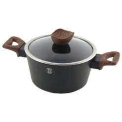 Oala marmorata cu capac 2.5 L