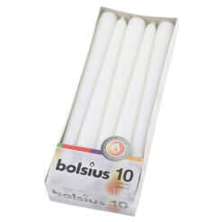 Set 10 lumanari cilindrice 25 CM