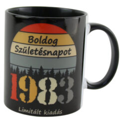 Cana ceramica "Boldog Szuletesnapot" 1983
