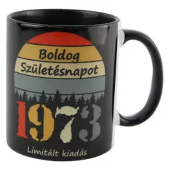 Cana ceramica "Boldog Szuletesnapot" 1973