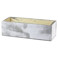 Cutie lemn alb antichizat 30x11x9 CM