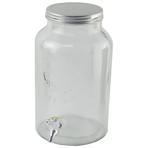 Borcan pentru limonada din sticla cu robinet