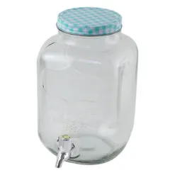 Borcan pentru limonada din sticla cu robinet