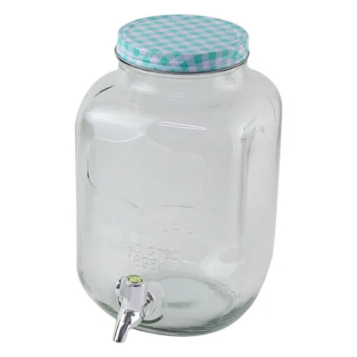 Borcan pentru limonada din sticla cu robinet