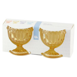 Set 2 pahare suport oua fierte din sticla