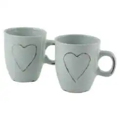 Set 2 cani din ceramica 150 ml