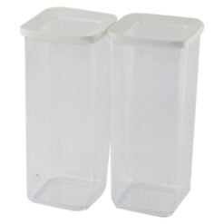 Set 2 recipiente pentru condimente din plastic 10.5x24 CM