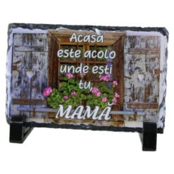 Placa ardezie "Acasa este unde esti tu