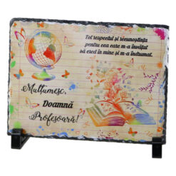 Placa ardezie "Multumesc