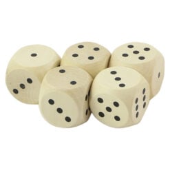 Set 5 zaruri din lemn 3 CM