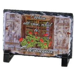 Placa ardezie "Otthon ott van