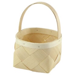 Cos din lemn cu maner 15x10 CM