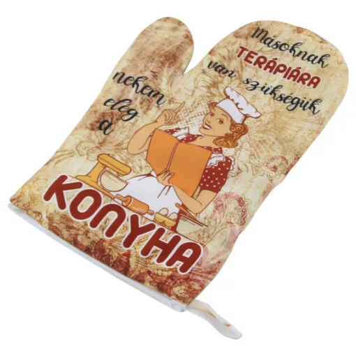 Manusa de bucatarie "Masoknak terapiara van szukseguk..."