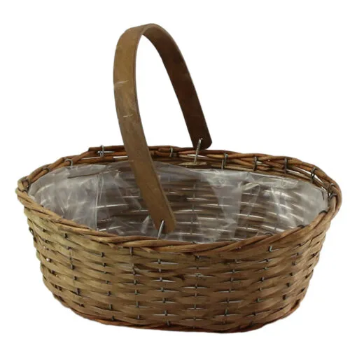 Cos rachita cu maner pentru aranjemente florale 34x29 CM